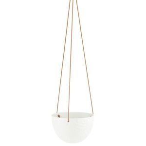 Závesný kvetináč Lokai krémový vyobraziť