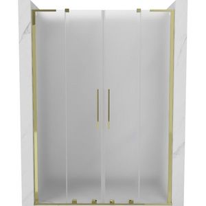 MEXEN/S - Velar L Duo posuvné sprchové dvere 150, dekor, zlatá 871-150-003-32-50 vyobraziť