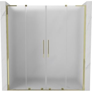 MEXEN/S - Velar L Duo posuvné sprchové dvere 180, dekor, zlatá 871-180-003-32-50 vyobraziť