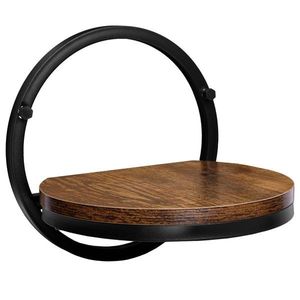 Závěsný stojan na květiny EBRO RUSTIC hnědý/černý vyobraziť