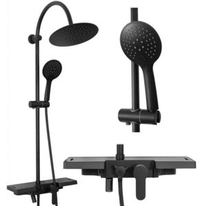 REA REA - Sprchový set s batériou 150mm Vigo čierny REA-P7001 vyobraziť