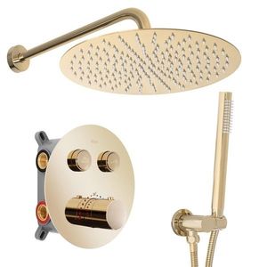 REA - Podomietková sprchová sada LUNGO - zlato + termostat + BOX REA-P8550 vyobraziť