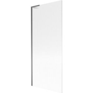 MEXEN/S - Next L vaňová zástena FIX 80 x 150, prúžky, grafit metal 895-080-000-03-09-95 vyobraziť