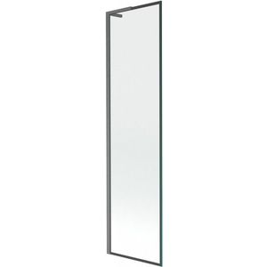 MEXEN/S - Next L vaňová zástena FIX 50 x 150, čierna vzor, grafit kartáčovaná 895-050-000-03-70-66 vyobraziť