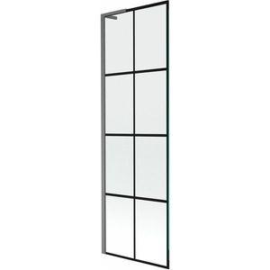 MEXEN/S - Next L vaňová zástena FIX 60 x 150, čierna vzor, grafit kartáčovaná 895-060-000-03-77-66 vyobraziť