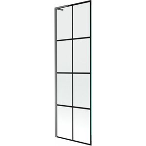 MEXEN/S - Next L vaňová zástena FIX 60 x 150, čierna vzor, grafit metal 895-060-000-03-77-95 vyobraziť