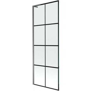 MEXEN/S - Next L vaňová zástena FIX 70 x 150, čierna vzor, grafit metal 895-070-000-03-77-95 vyobraziť