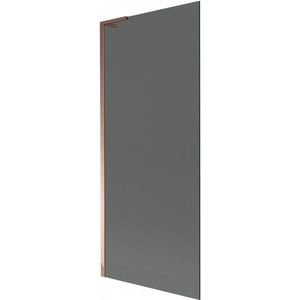 MEXEN/S - Next L vaňová zástena FIX 80 x 150, grafit, ružové zlato 895-080-000-03-40-60 vyobraziť