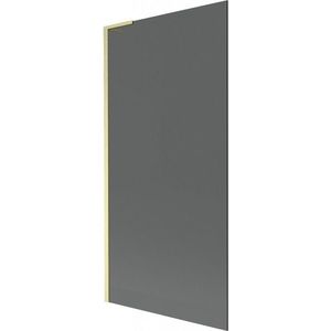 MEXEN/S - Next L vaňová zástena FIX 90 x 150, grafit, zlatá kartáčovaná 895-090-000-03-40-55 vyobraziť