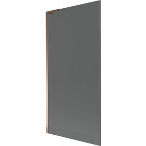 MEXEN/S - Next L vaňová zástena FIX 90 x 150, grafit, ružové zlato 895-090-000-03-40-60 vyobraziť