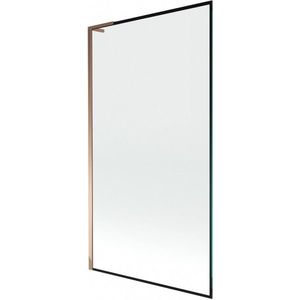 MEXEN/S - Next L vaňová zástena FIX 100 x 150, čierna vzor, ružové zlato 895-100-000-03-70-60 vyobraziť