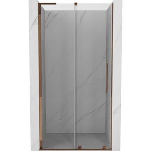 MEXEN/S - Velar L posuvné sprchové dvere 110, transparent, ružové zlato 871-110-003-01-60 vyobraziť