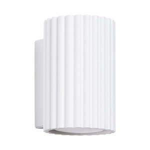 Biele nástenné svietidlo Gleam – Sollux vyobraziť