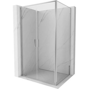 MEXEN/S - Exo sprhcový kút dvere krídlové 90 x 70, transparent, chróm 814-090-070-01-00 vyobraziť