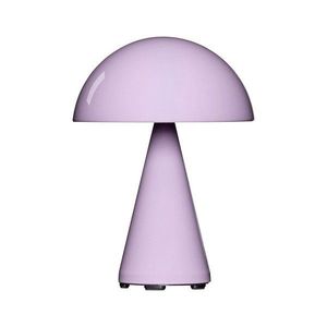 Svetloružová LED stolová lampa so stmievačom (výška 20 cm) Mush – Hübsch vyobraziť