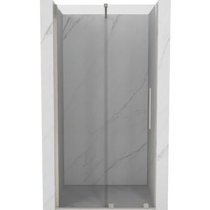 MEXEN/S - Velár posuvné sprchové dvere 90, transparent, nikel kartáčovaný 871-090-000-01-97 vyobraziť