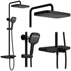 REA REA - Sprchový set Bari Black REA-P0891 vyobraziť