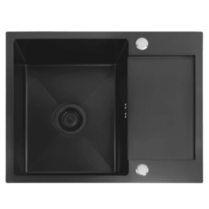 REA REA - Oceľový drez Paul Black ZLE-06011 vyobraziť