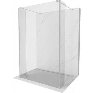 MEXEN/S - Kioto Sprchová zástena WALK-IN voľne stojaca 105 x 30 x 30, transparent, chróm 800-105-030-222-01-00-030 vyobraziť