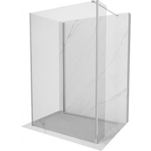 MEXEN/S - Kioto Sprchová zástena WALK-IN 100 x 90 x 40, transparent, chróm 800-100-090-221-01-00-040 vyobraziť