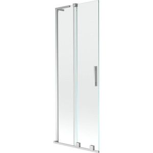 MEXEN/S - Velar L dvojkrídlová posuvná vaňová zástena 75 x 150, transparent, chróm 896-075-003-01-01 vyobraziť