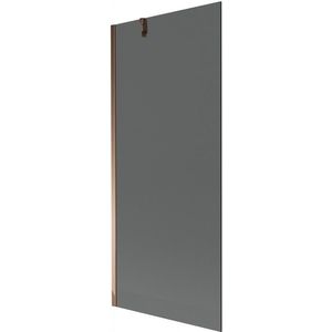 MEXEN/S - Next vaňová zástena FIX 80 x 150, grafit, růžové zlato 895-080-000-00-40-60 vyobraziť