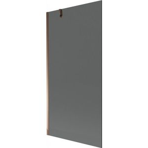 MEXEN/S - Next vaňová zástena FIX 90 x 150, grafit, růžové zlato 895-090-000-00-40-60 vyobraziť