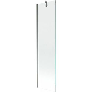 MEXEN/S - Next vaňová zástena FIX 50 x 150, transparent, grafit metal 895-050-000-00-00-95 vyobraziť