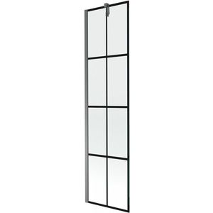 MEXEN/S - Next vaňová zástena FIX 50 x 150, čierna vzor, grafit metal 895-050-000-00-77-95 vyobraziť