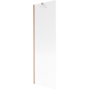 MEXEN/S - Next vaňová zástena FIX 60 x 150, prúžky, meď kartáčovaná 895-060-000-00-09-65 vyobraziť