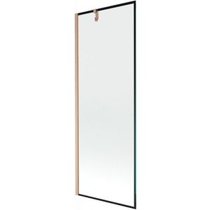 MEXEN/S - Next vaňová zástena FIX 70 x 150, čierna vzor, meď kartáčovaná 895-070-000-00-70-65 vyobraziť