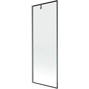 MEXEN/S - Next vaňová zástena FIX 70 x 150, čierna vzor, grafit kartáčovaná 895-070-000-00-70-66 vyobraziť