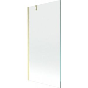 MEXEN/S - Next vaňová zástena FIX 90 x 150, transparent, zlatá kartáčovaná 895-090-000-00-00-55 vyobraziť