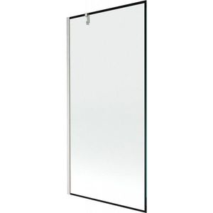 MEXEN/S - Next vaňová zástena FIX 90 x 150, čierna vzor, nikel kartáčovaná 895-090-000-00-70-97 vyobraziť