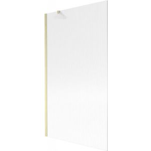 MEXEN/S - Next vaňová zástena FIX 100 x 150, prúžky, zlatá kartáčovaná 895-100-000-00-09-55 vyobraziť
