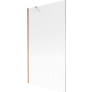 MEXEN/S - Next vaňová zástena FIX 100 x 150, prúžky, meď kartáčovaná 895-100-000-00-09-65 vyobraziť