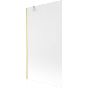 MEXEN/S - Next vaňová zástena FIX 100 x 150, dekor, zlatá kartáčovaná 895-100-000-00-30-55 vyobraziť