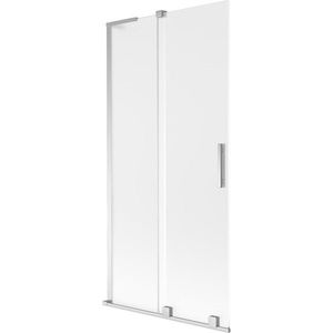 MEXEN/S - Velar L dvojkrídlová posuvná vaňová zástena 95 x 150, dekor, chróm 896-095-003-31-01 vyobraziť