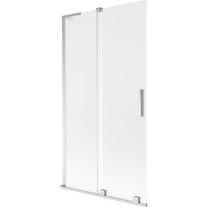 MEXEN/S - Velar L dvojkrídlová posuvná vaňová zástena 100 x 150, dekor, chróm 896-100-003-31-01 vyobraziť