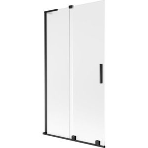MEXEN/S - Velar L dvojkrídlová posuvná vaňová zástena 100 x 150, dekor, čierna 896-100-003-31-70 vyobraziť