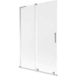 MEXEN/S - Velar L dvojkrídlová posuvná vaňová zástena 120 x 150, dekor, chróm 896-120-003-31-01 vyobraziť