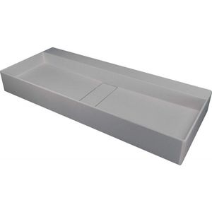 DEANTE - Umývadlo Blur, šedý granit, s doskou - s krycou doskou CQB_SU8S vyobraziť