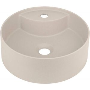 DEANTE - Umývadlo Silia, béžový granit, s odkladacou policou s batériou CQS_5U4B vyobraziť