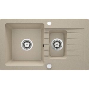 DEANTE DEANTE - Zorba sandy - Granitový drez, 1.5 - bowl s odkvapkávačom ZQZ_7513 vyobraziť