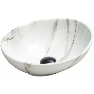 MEXEN - ELZA umývadlo na dosku 40x33 cm biely kameň 21014093 vyobraziť