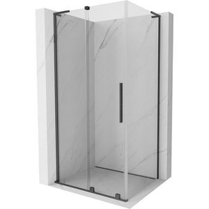 MEXEN/S - Velar L sprchovací kút, posuvné dvere 120 x 100, transparent, grafit kartáčovaná 871-120-100-03-66 vyobraziť