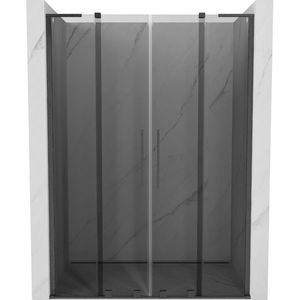 MEXEN/S - Velar L Duo posuvné sprchové dvere 140, grafit, grafit kartáčovaná 871-140-003-42-66 vyobraziť