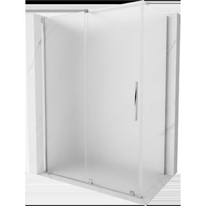 MEXEN/S - Velár sprchovací kút, posuvné dvere 140 x 75, dekor, chróm 871-140-075-31-01 vyobraziť