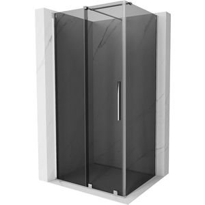 MEXEN/S - Velár sprchovací kút, posuvné dvere 100 x 80, grafit, chróm 871-100-080-41-01 vyobraziť