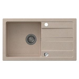 SAPHO SAPHO - Drez granitový zabudovateľný s odkapem, 77x44cm, béžová GR7202 vyobraziť
